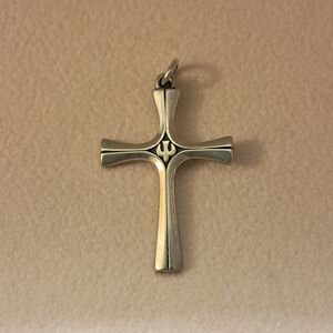 Retired James Avery Serenity Cross Descending Dove Pendant